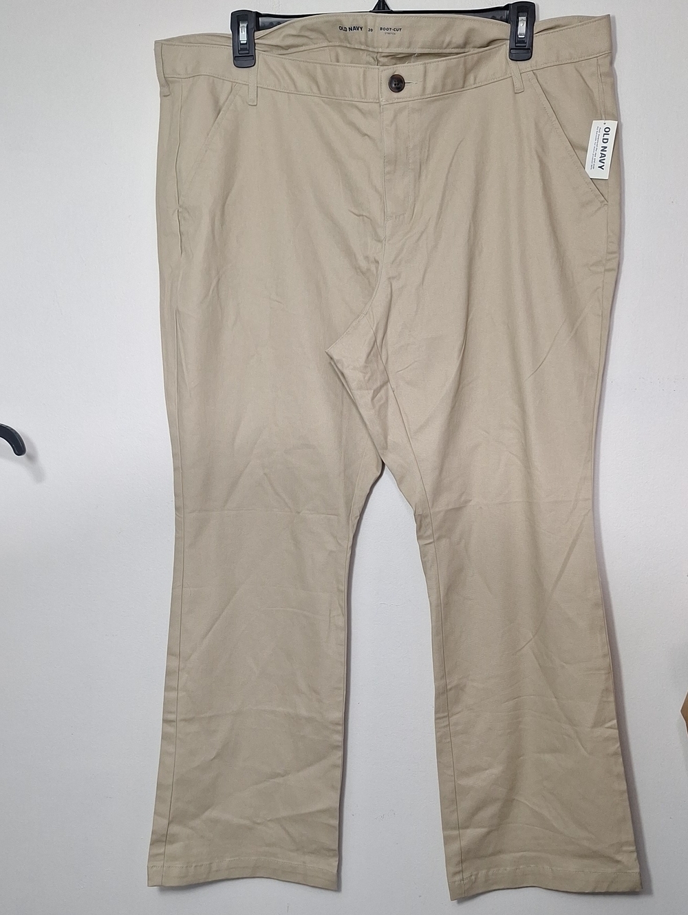 Old Navy Womens Light Khaki Chino Bootcut Pants